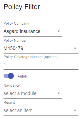 Policy Filter